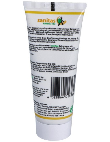 Sanitas Pasta De Dientes Citridental Active 75Ml