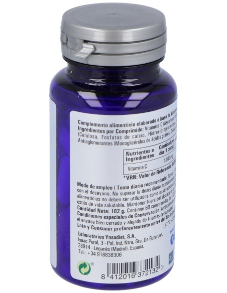 Ynsadiet Vitamina C 1000Mg 60Caps
