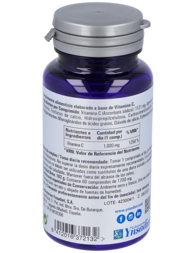Ynsadiet Vitamina C 1000Mg 60Caps