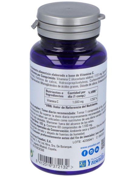 Ynsadiet Vitamina C 1000Mg 60Caps