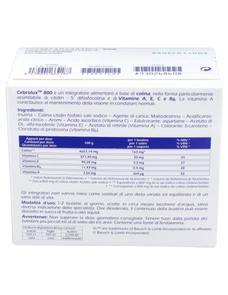 Cebrolux 800 30 Sobres