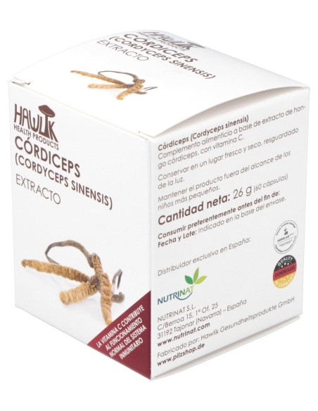 Cordiceps Extracto Puro 60Vcaps.
