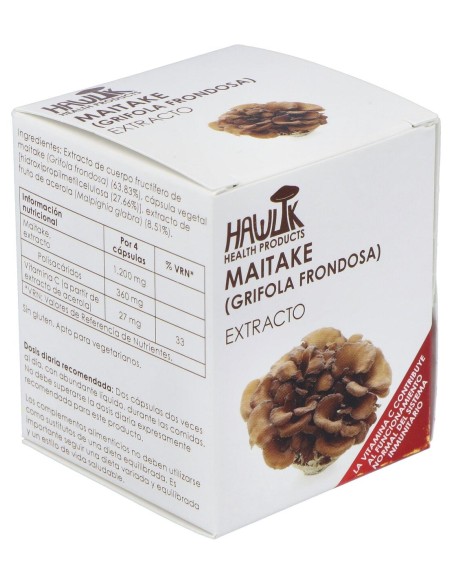 Hawlik Maitake Grifola Frondosa Extracto Puro 60Caps