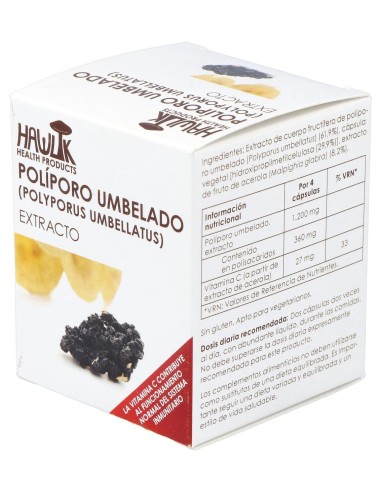 Poliporo Umbelado Extracto Puro 60Vcaps.