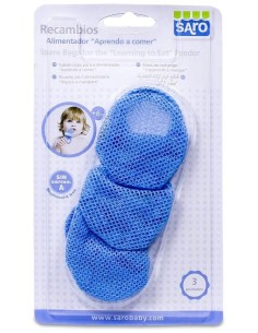 Saro Recambios Alimentador +6 Meses Azul, 3 Uds