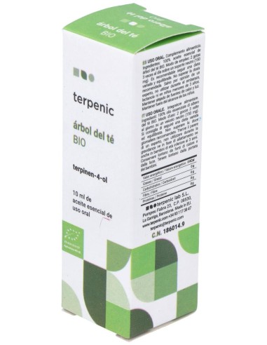 Arbol Del Te Aceite Esencial Alimentario 10Ml. Bio