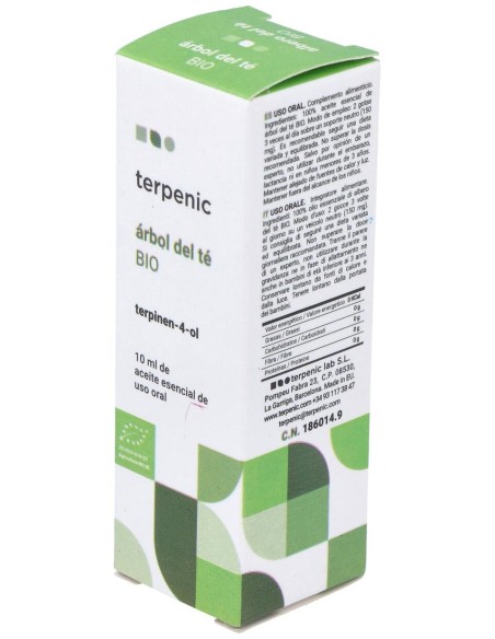 Arbol Del Te Aceite Esencial Alimentario 10Ml. Bio