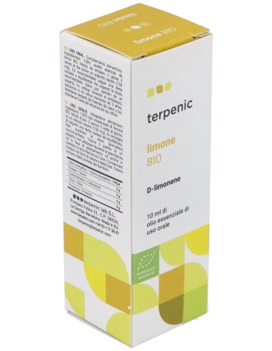 Limon Aceite Esencial Alimentario Bio 10Ml.