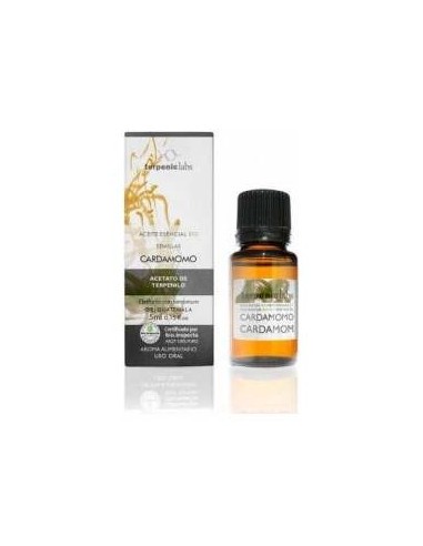 Cardamomo Aceite Esencial Alimentario Bio 5Ml.