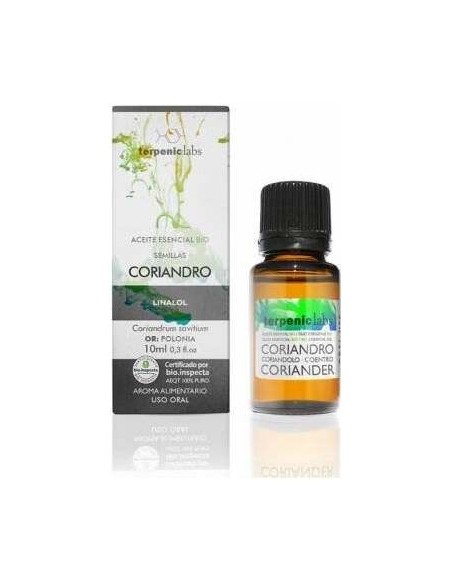 Coriandro Aceite Esencial Alimentario Bio 10Ml.