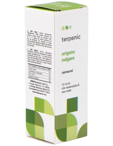 Oregano Vulgar Aceite Esencial Alimentario 10Ml.