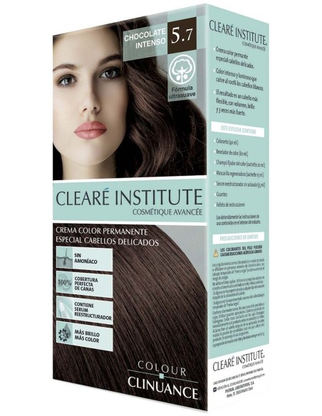 Cleare Institute Colour Clinuance Tinte Permanente 57 Chocolate Intenso 170Ml