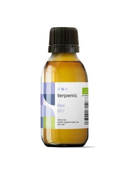 Terpenic Aceite Vegetal Alimentario Virgen Lino Bio 100Ml