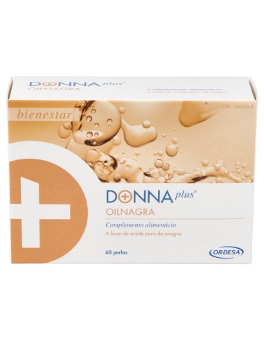 Donnaplus+ Aceite De Onagra Perlas, 60 Perlas