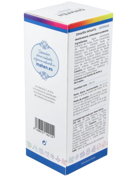 Mahen Dinafen Infantil Jarabe 250Ml