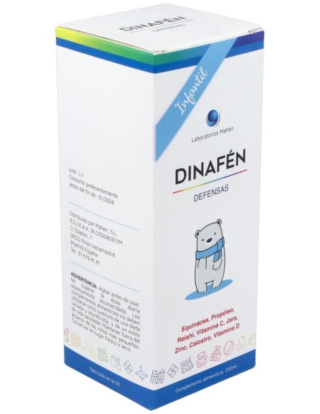 Mahen Dinafen Infantil Jarabe 250Ml