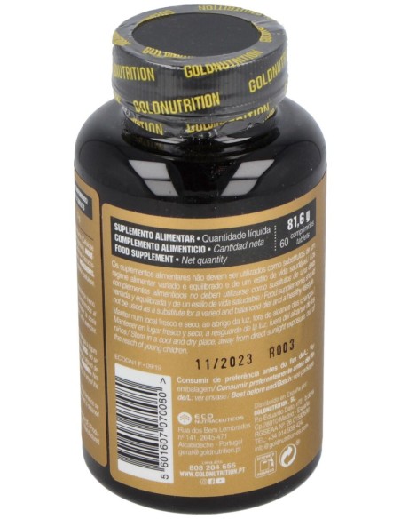 Gold Nutrition Creatina Creapure 1000Mg 60Comp