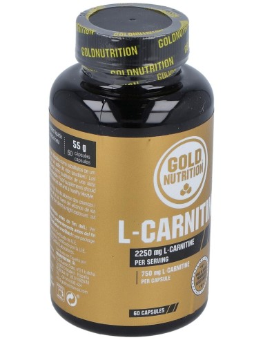 Gold Nutrition L Carnitina 750Mg 60Caps