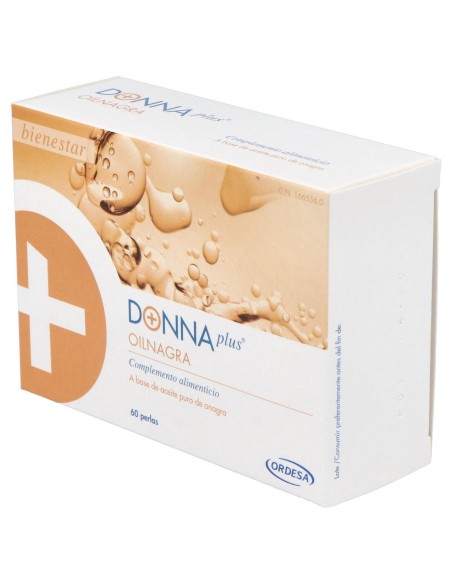 Donnaplus+ Aceite De Onagra Perlas, 60 Perlas