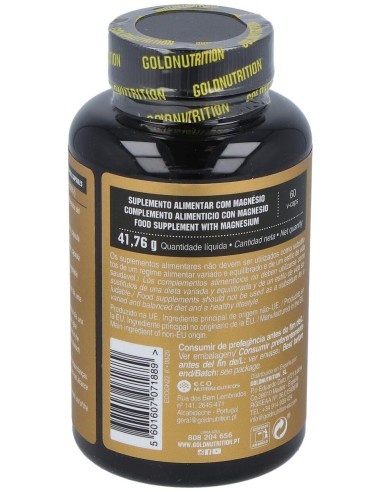 Gold Nutrition Magnesio 600Mg 60Caps