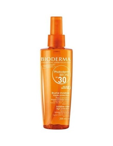 Bioderma Photoderm Huile Bronz Aceite Seco Invisible Spf30 Spray 200Ml