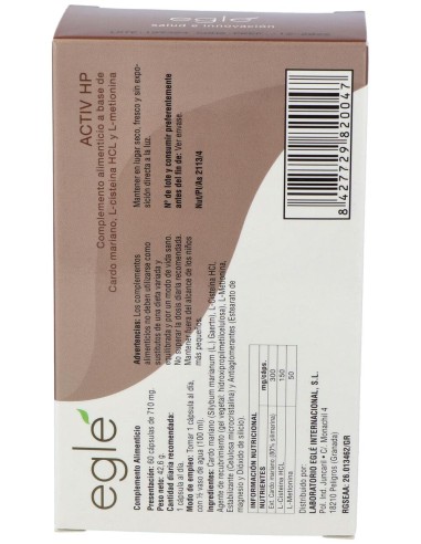 Egle Activ Hp 60Cap