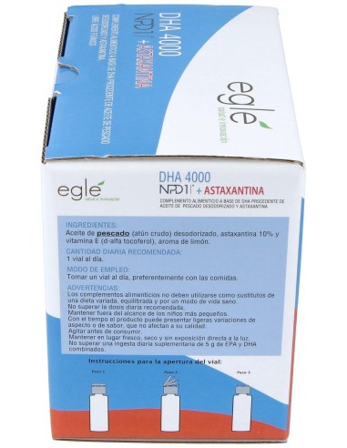 Eglé Dha 4000 Npd1 + Astaxantina 30X5Ml