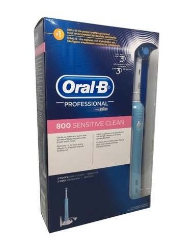 Oral-B Professional 800 Sensitive Clean Cepillo Eléctrico Recargable, 1 Ud