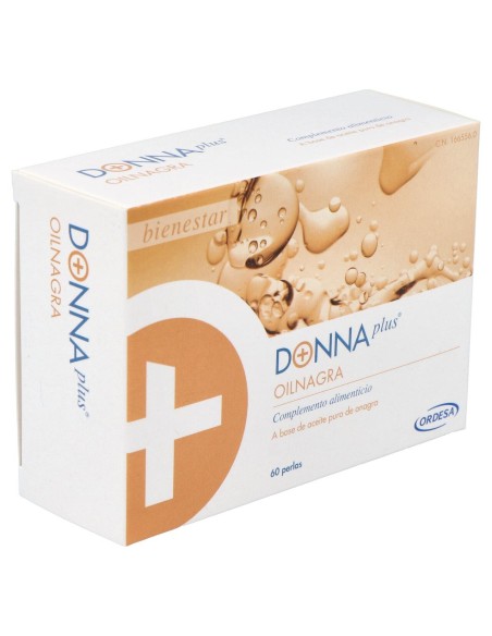 Donnaplus+ Aceite De Onagra Perlas, 60 Perlas