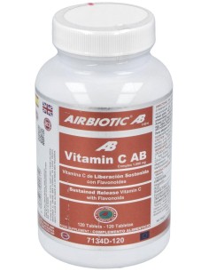 Airbiotic Vit C Ab Complex 1.000 Mg Lib. Sostenida 120 Tabletas