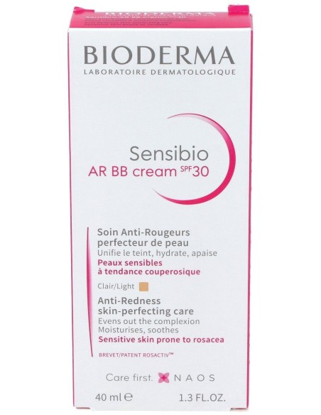 Bioderma Sensibio Ar Bb Cream Spf30 Tono Claro 40Ml