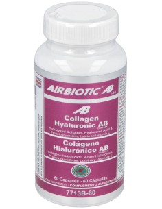 Airbiotic Colágeno Hialurónico Ab Complex 60 Cápsulas