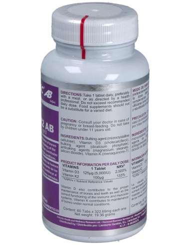Airbiotic Vit D3 + K2 60Comp