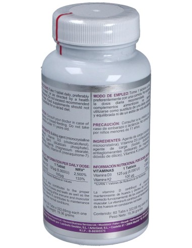 Airbiotic Vit D3 + K2 60Comp
