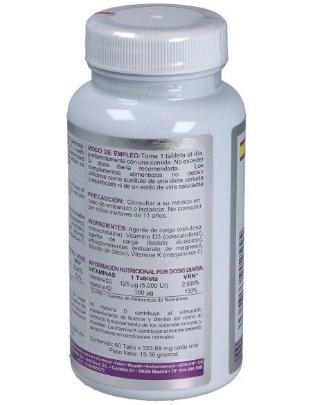 Airbiotic Vit D3 + K2 60Comp