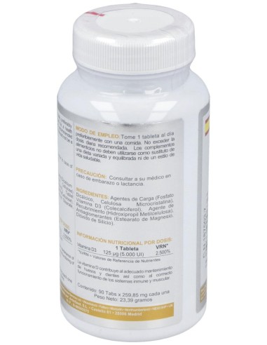 Airbiotic® Ab Vitamina D3 125Mg 90 Tabletas