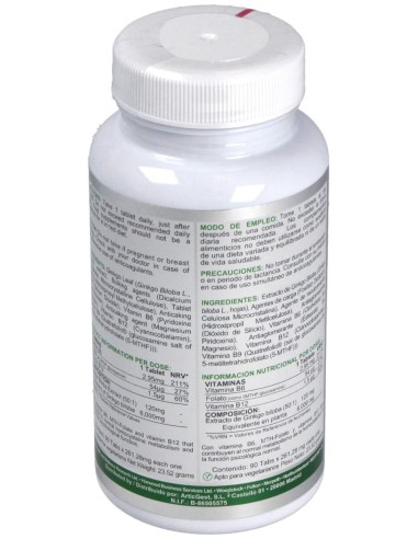 Airbiotic Ginkgo-Vit Ab Complex 6.000 90 Tabletas