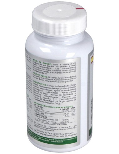 Airbiotic Ginkgo-Vit Ab Complex 6.000 90 Tabletas