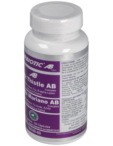 Airbiotic Cardo Mariano Ab Complex 60 Cápsulas