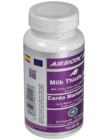 Airbiotic Cardo Mariano Ab Complex 60 Cápsulas
