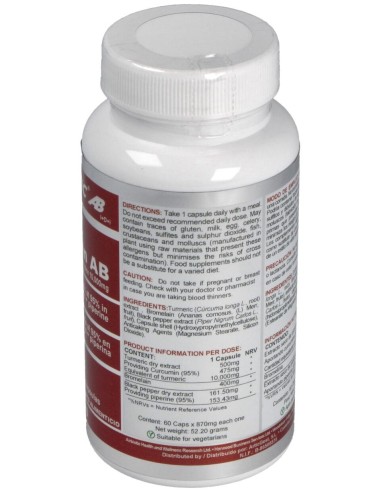 Airbiotic Cúrcuma Ab Complex 10.000 Mg 60 Cápsulas