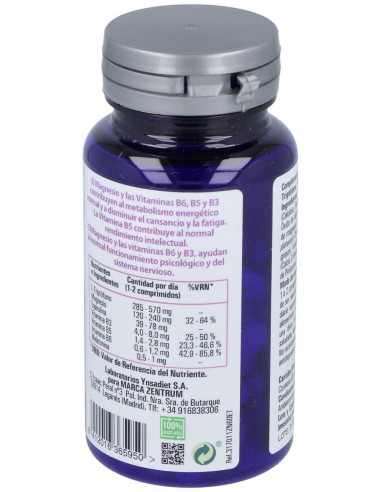 Zentrum Triptofano Magnesio Vit B6 B5 B3 Y Melatonina 60Comp