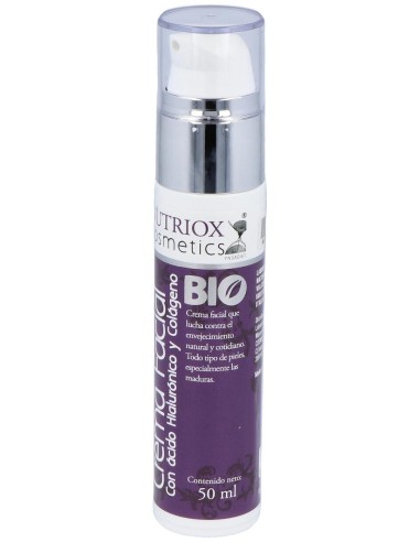 Nutriox Crema Facial Colágeno_ Ácido Hialurónico Y Aloe 50Ml