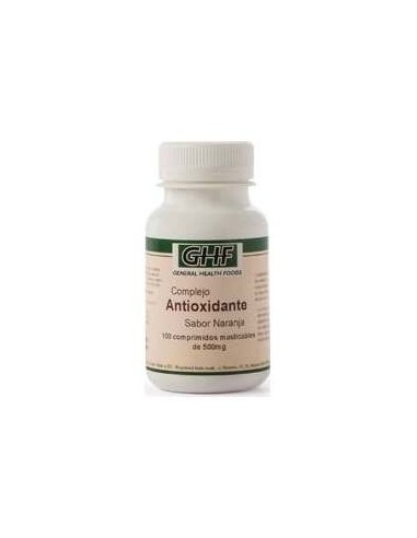 Ghf Antioxidante Vitamina C_ E Y Selenio Sabor Naranja 100Comp