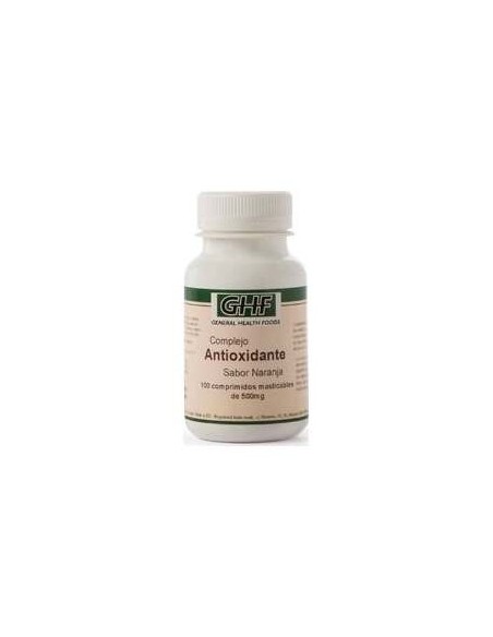 Ghf Antioxidante Vitamina C_ E Y Selenio Sabor Naranja 100Comp