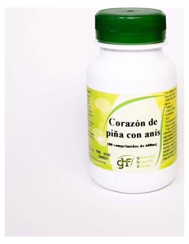 Ghf Corazón De Piña 600Mg 100 Comprimidos Masticables