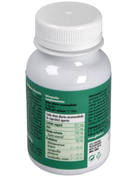 Ghf Carbón Probiótico 550Mg 90Cáps