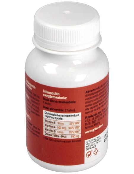Ghf Hígado De Bacalao 700Mg 110 Perlas