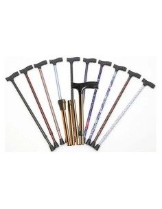 Ayudas Dinámicas Bastón Plegable Marrón Ad413/D, 1 Unidad