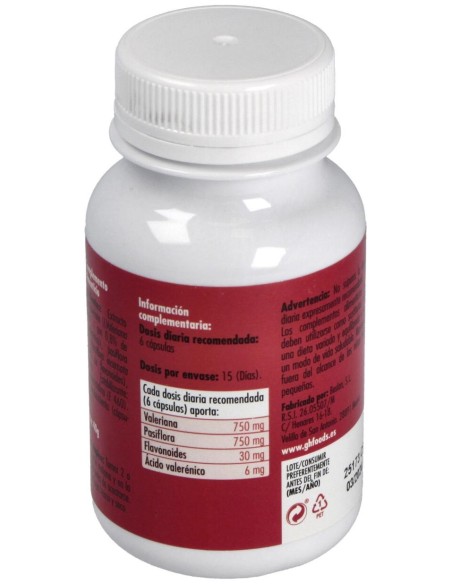 Ghf Valeriana Y Passiflora 450Mg 60Cáps
